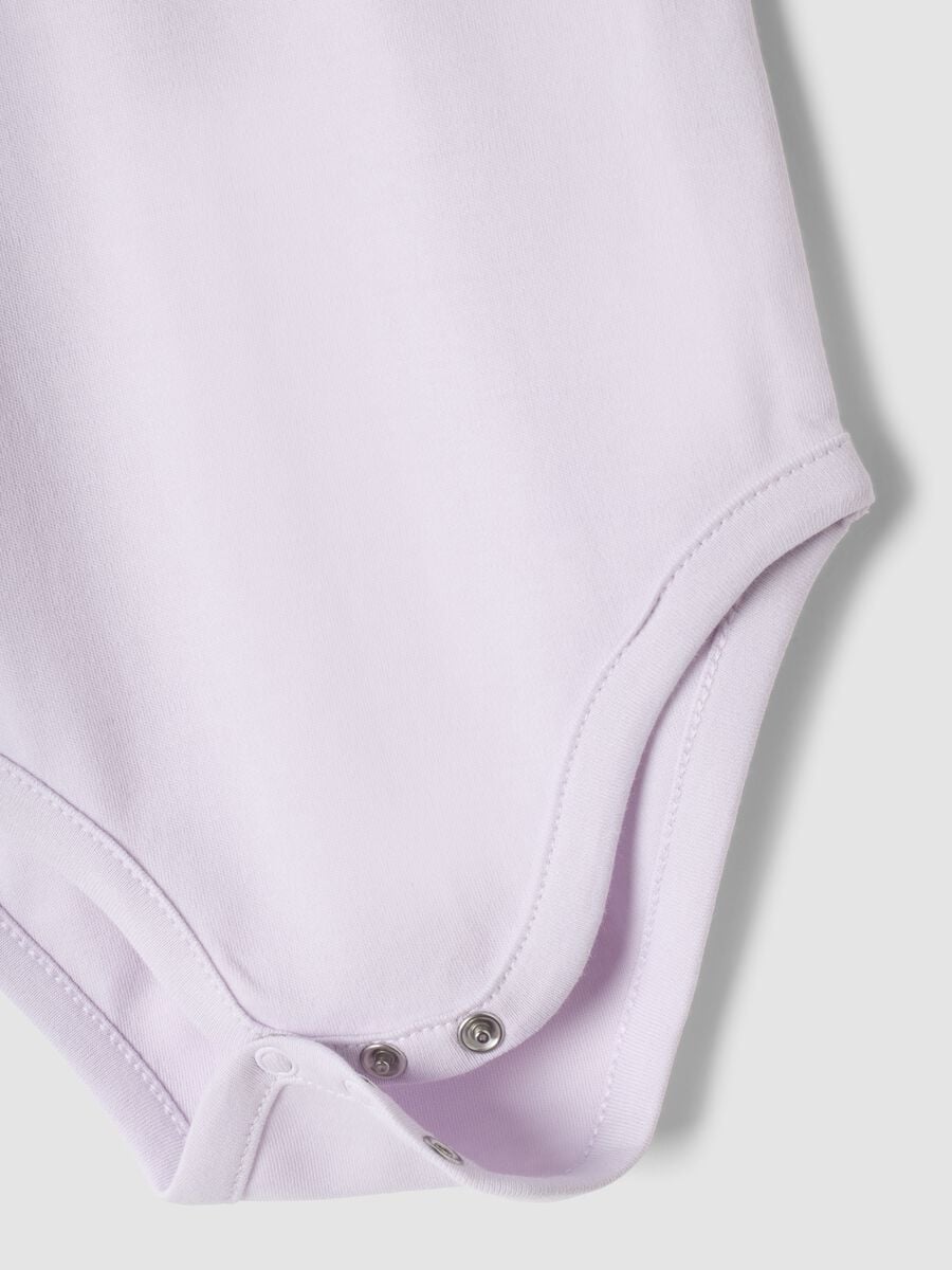Tripack body rosa in puro cotone organico girocollo_2