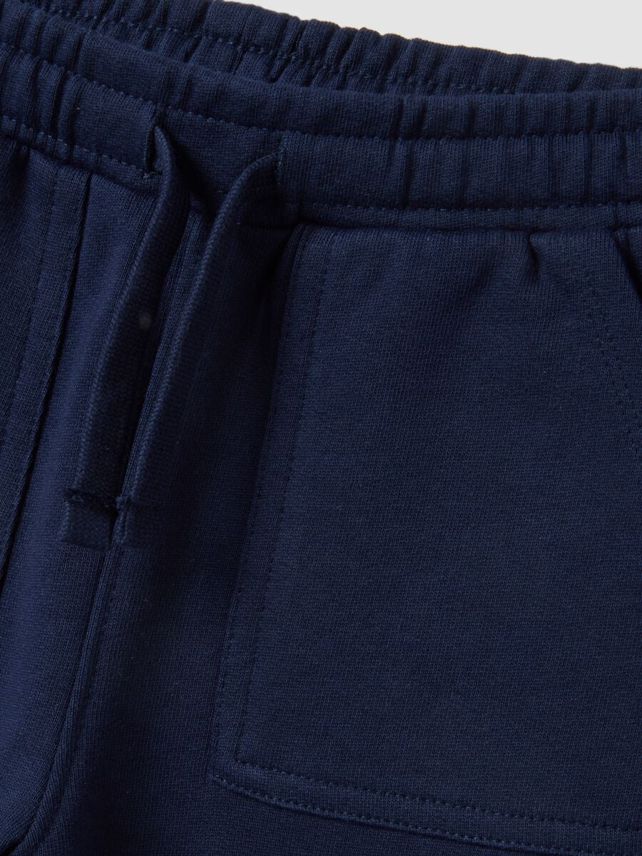 Completo over fit jogging blu in puro cotone con stampa Spidey per bimbo_2