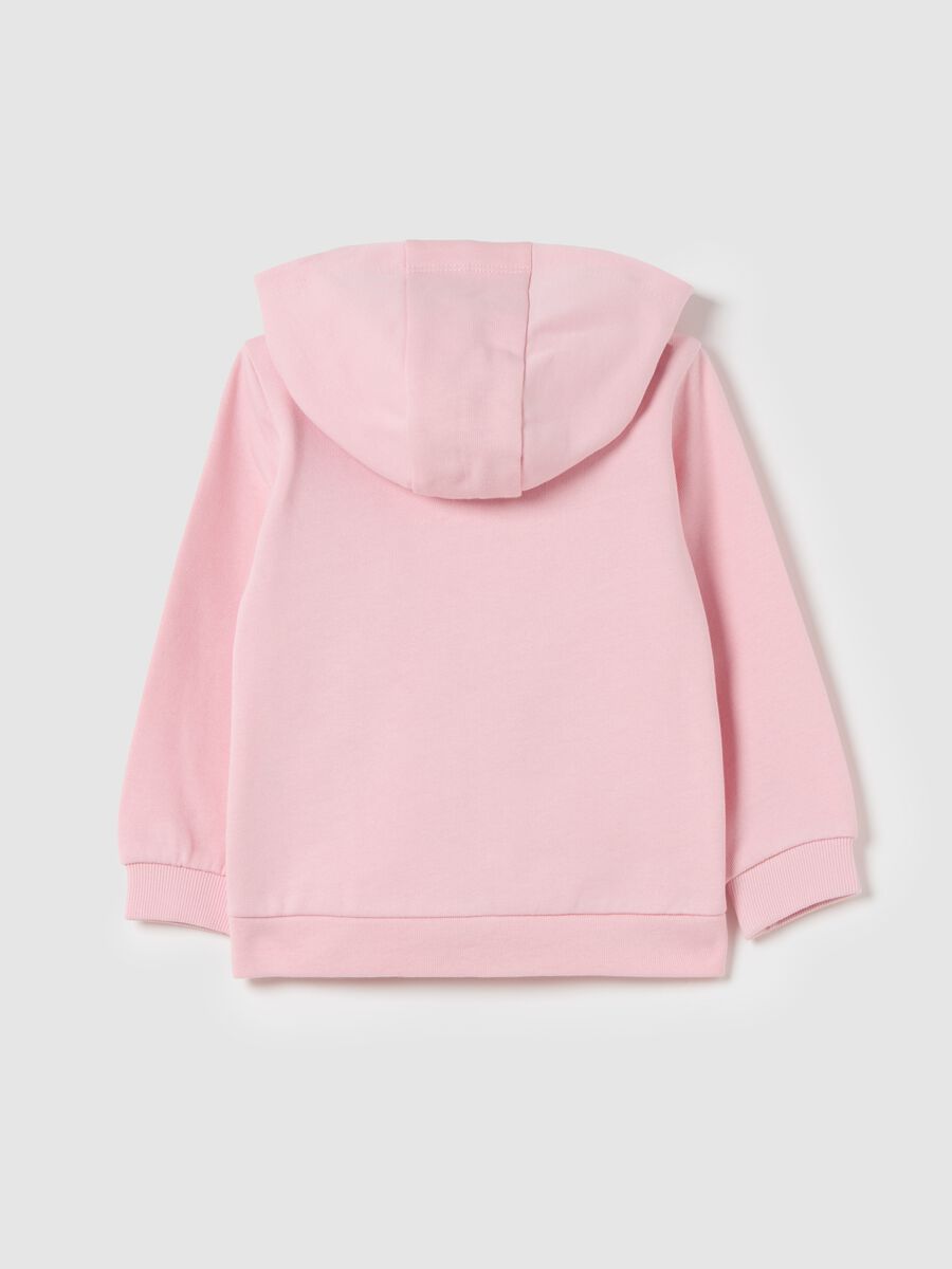 Organic cotton full-zip sweatshirt with hood_1