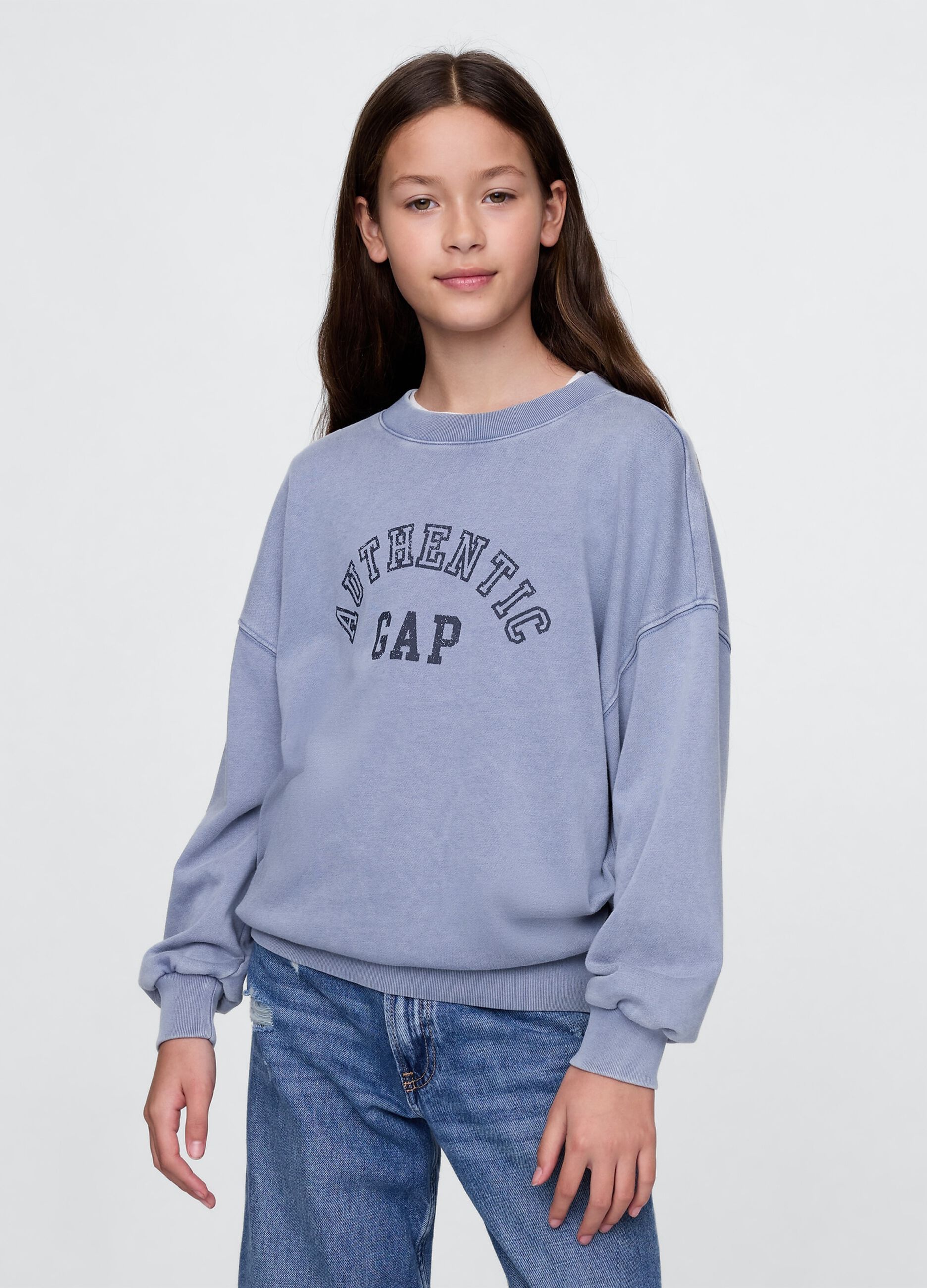 Blue Sweatshirt with Authentic GAP Logo