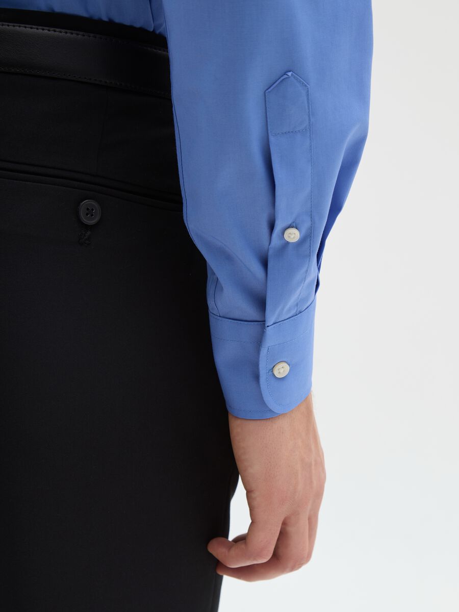 Camicia blu regular fit_3