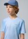 ALTAVIA COURT blue sports T-shirt in stretch technical fabric with tie-dye effect for boys_1