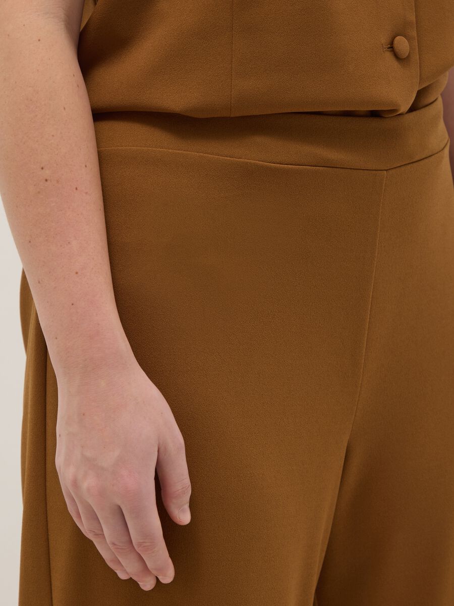 Brown regular fit treggings_3