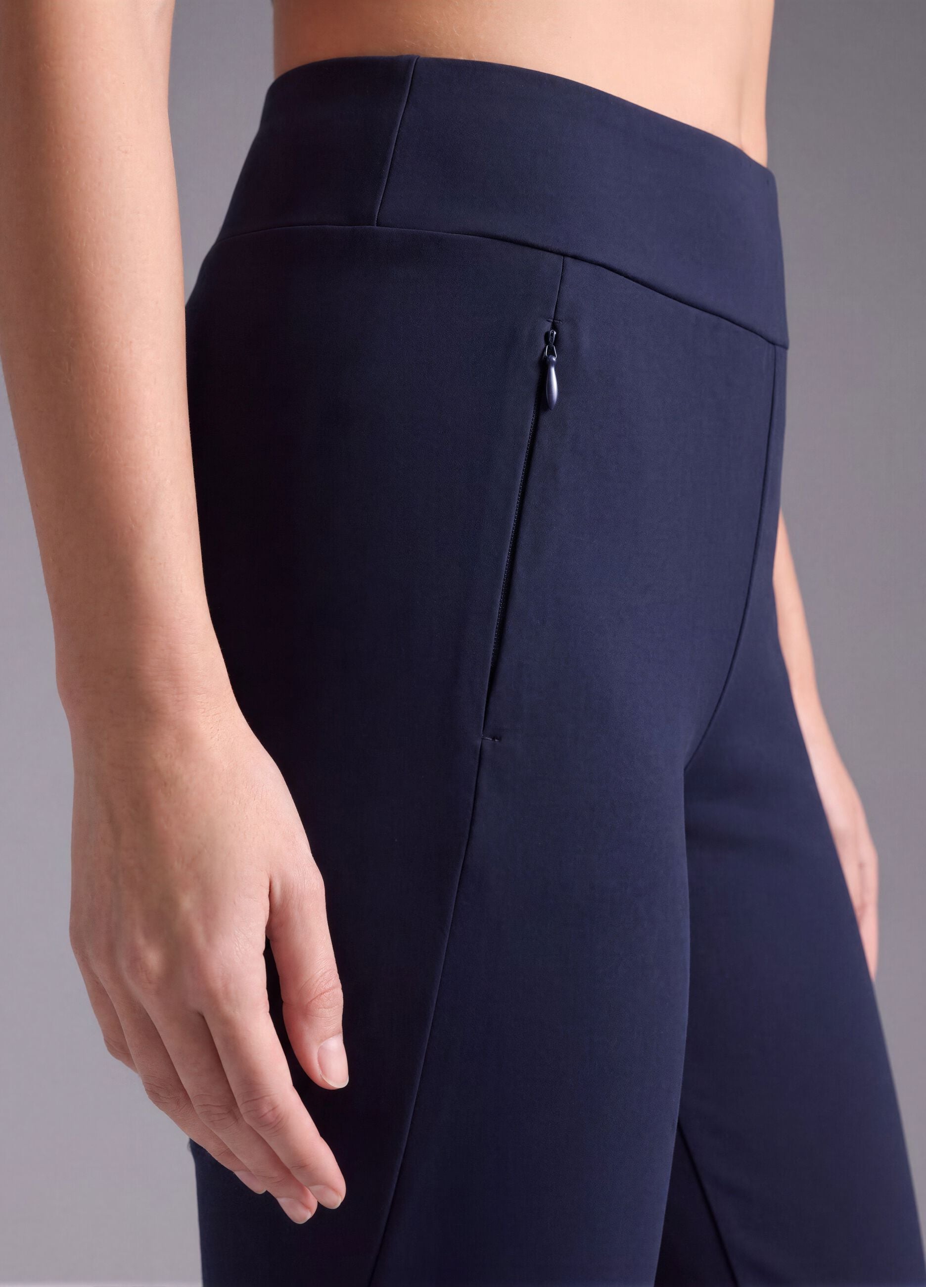 Blue stretch-fabric leggings ALTAVIA STUDIO