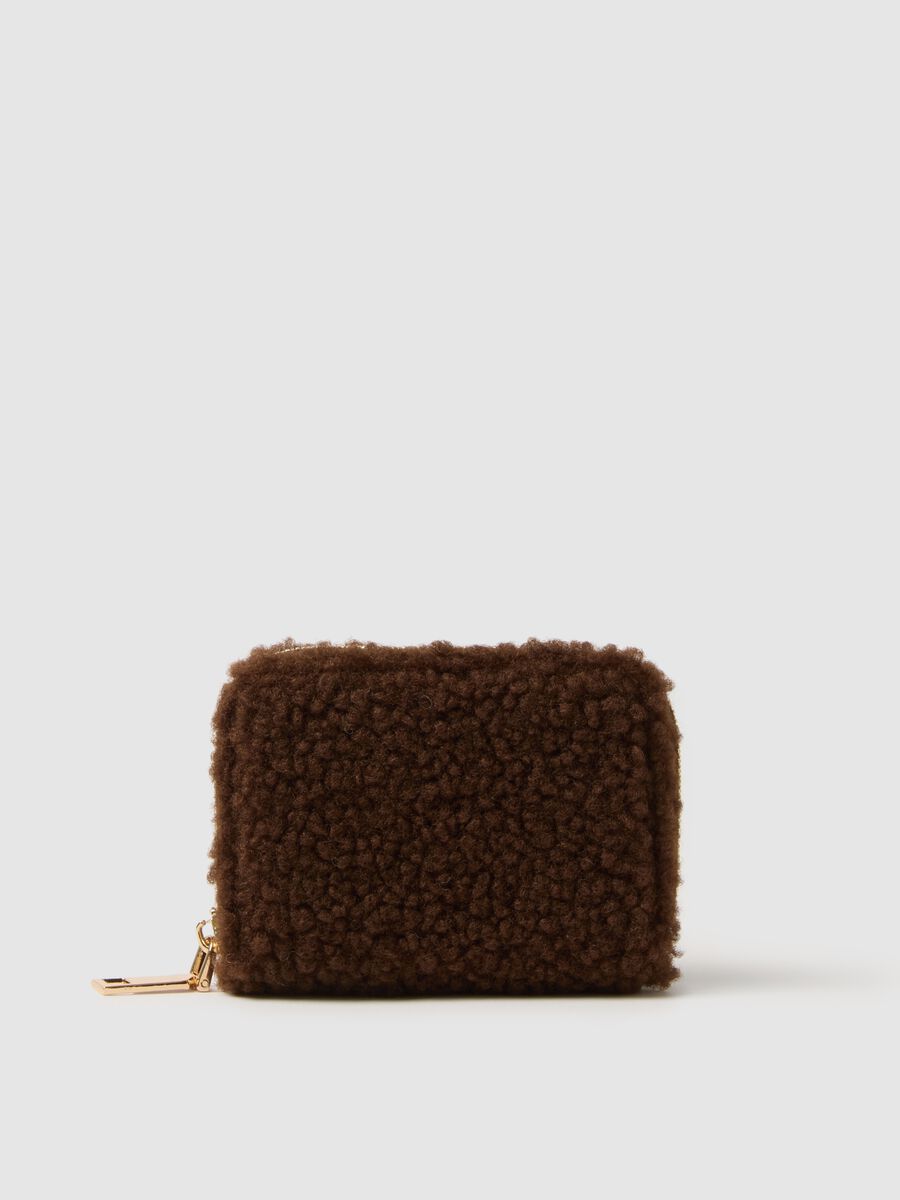 Brown Wallet with Zip_0