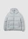 The Iconic Puffer grey hooded jacket for boys_0