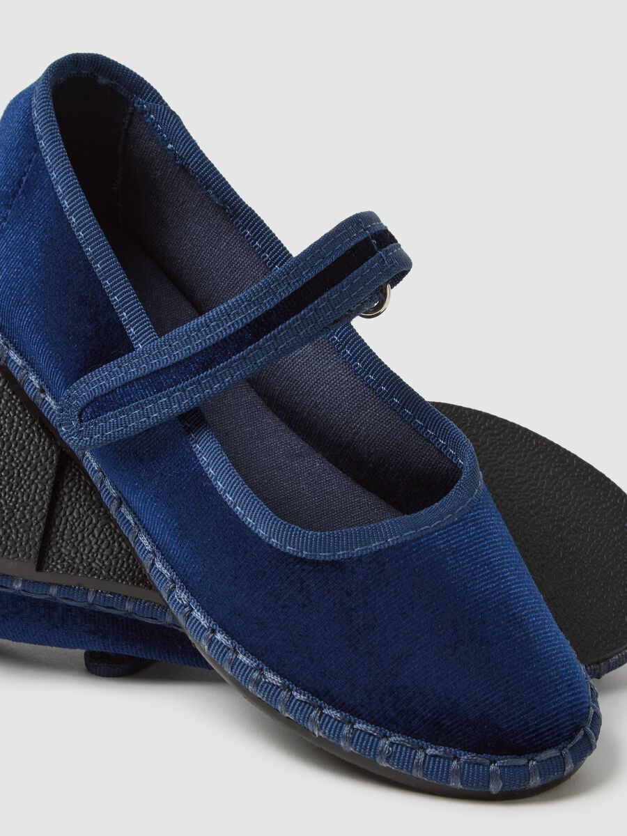 Children's Blue Friulian Shoes_1