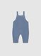Baby Blue Dungarees in Pure Cotton Regular Fit_1