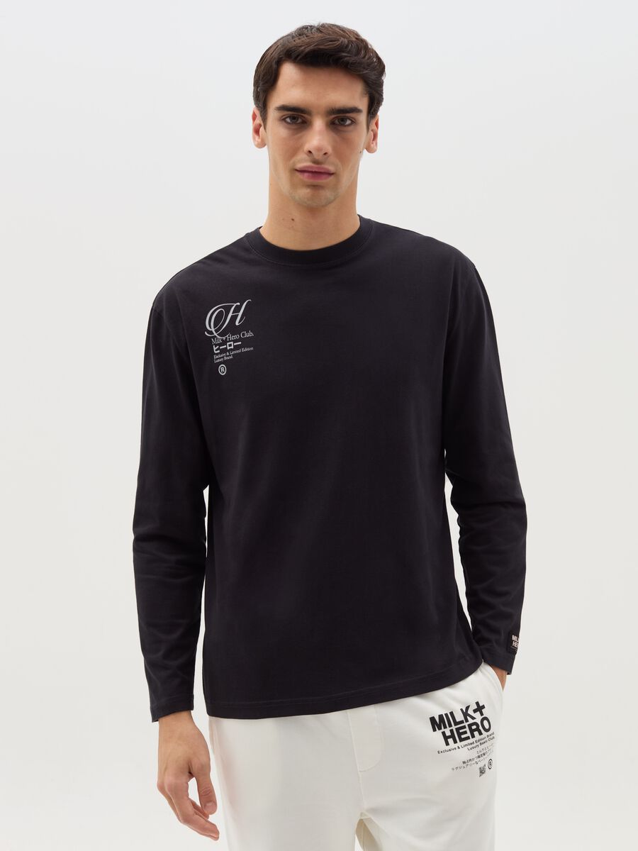 Long-sleeved T-shirt with print_0