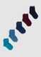 5-pack of multicolour short socks in stretch organic cotton_0