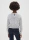 Girls' white polka dot blouse in cotton blend_1