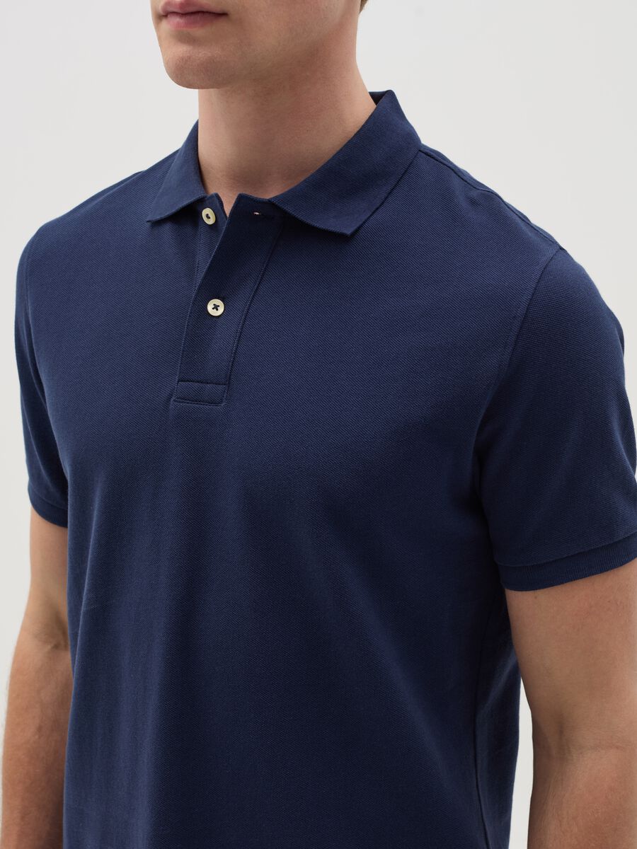 Polo shirt in organic cotton piquet_3