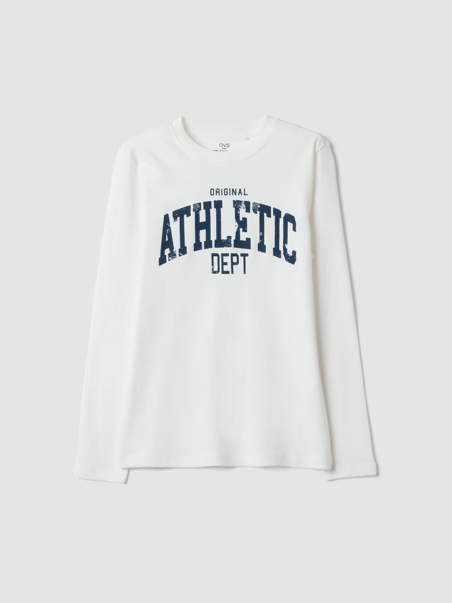 White long-sleeve organic cotton crew-neck T-shirt_3