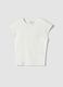 White fitted cotton stretch vest_4