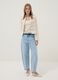 Giacca beige in misto cotone e viscosa_1