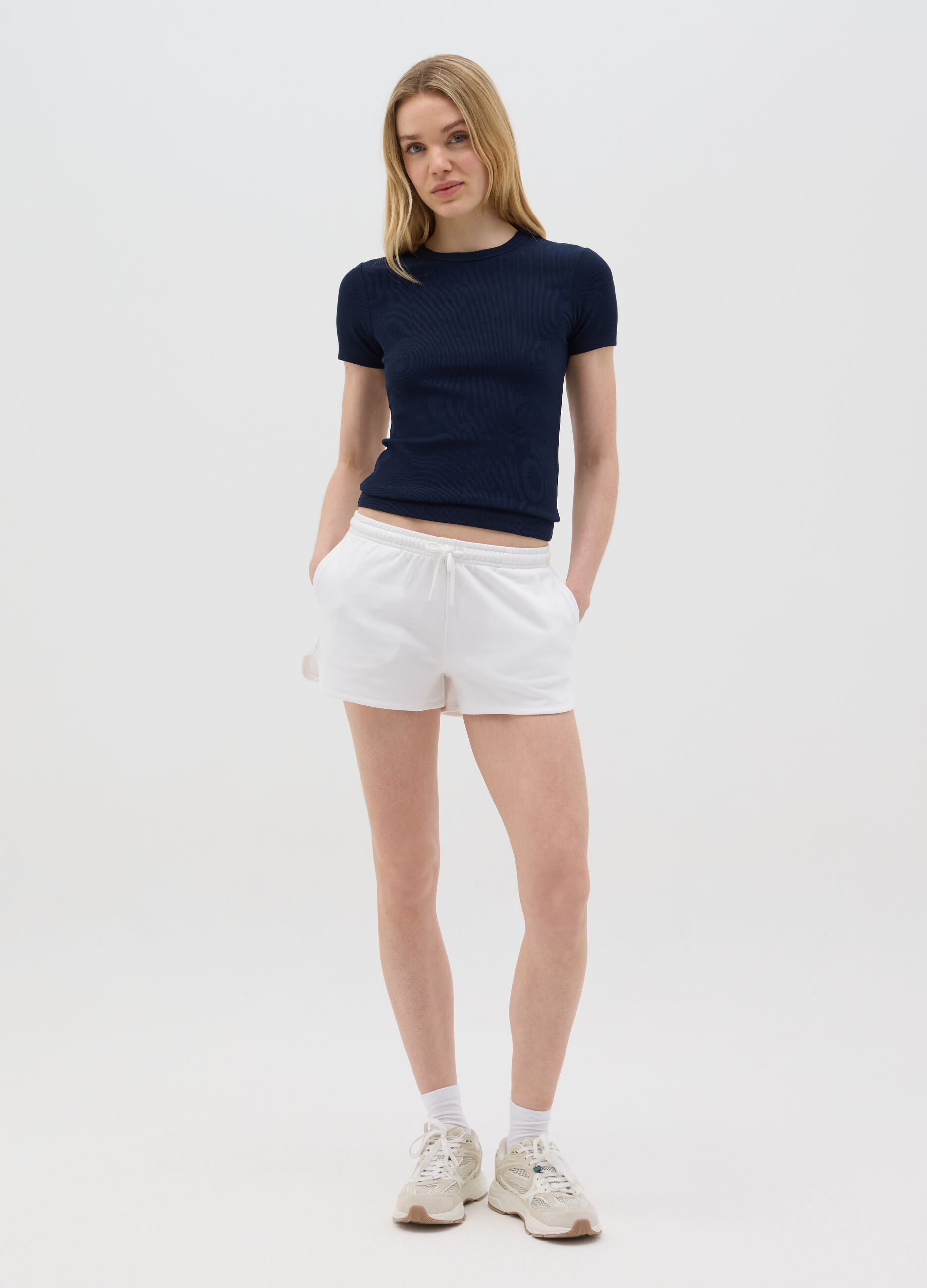 Stretch cotton blue T-shirt by Ovs