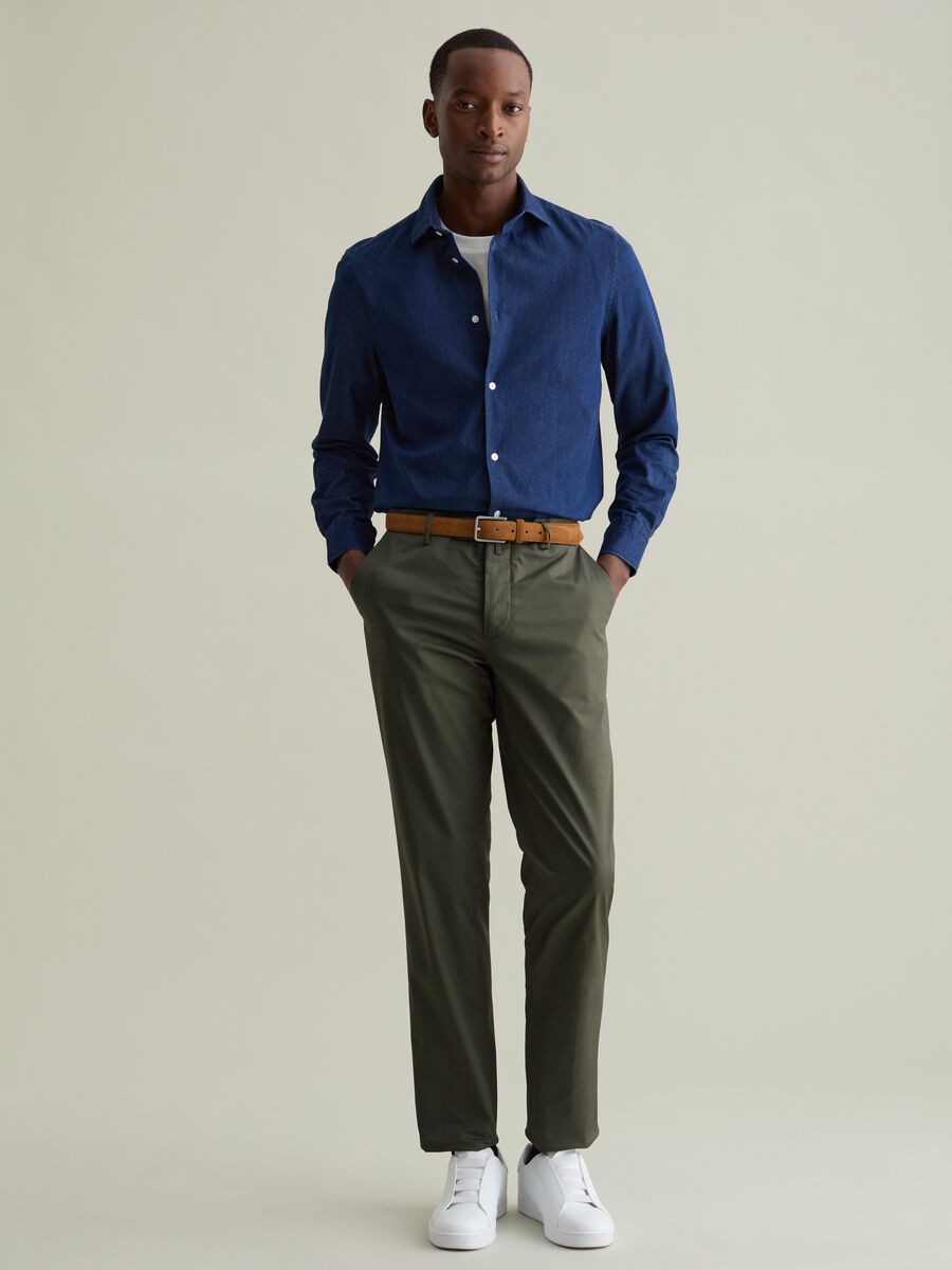 Regular-fit denim shirt_1