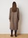 Brown Checked Wool Blend Regular Fit Coat_2
