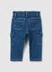 Girls' Cargo Denim Trousers - Regular Fit_1