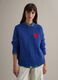 Blue pure cotton jumper regular fit with heart_1