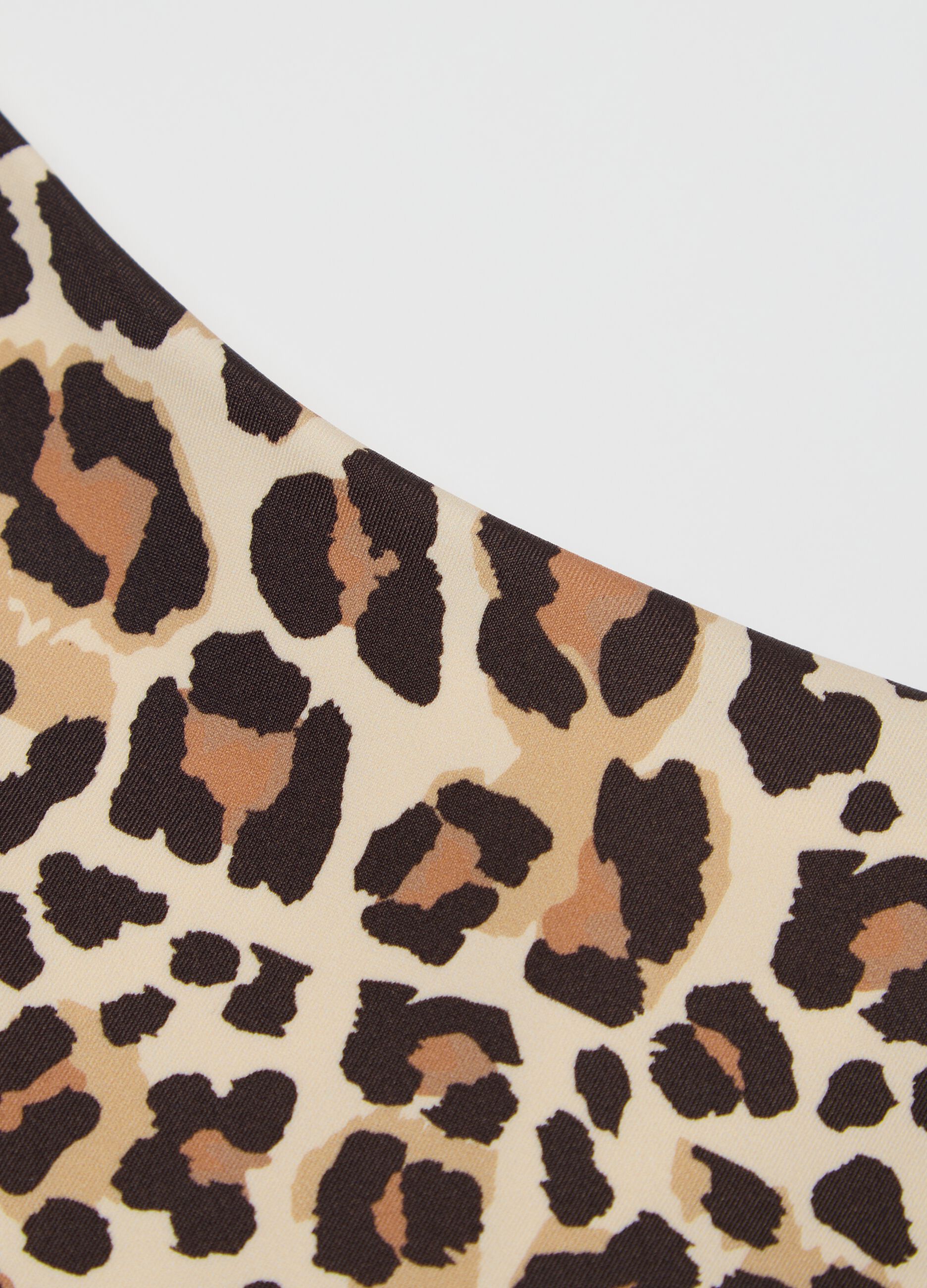 Slip bikini animalier