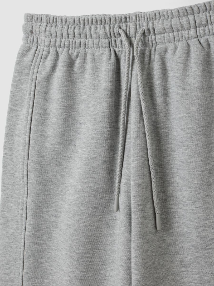 Jogger grigi in misto cotone barrel fit_1
