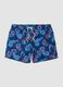 Blue paisley-print swim shorts_0