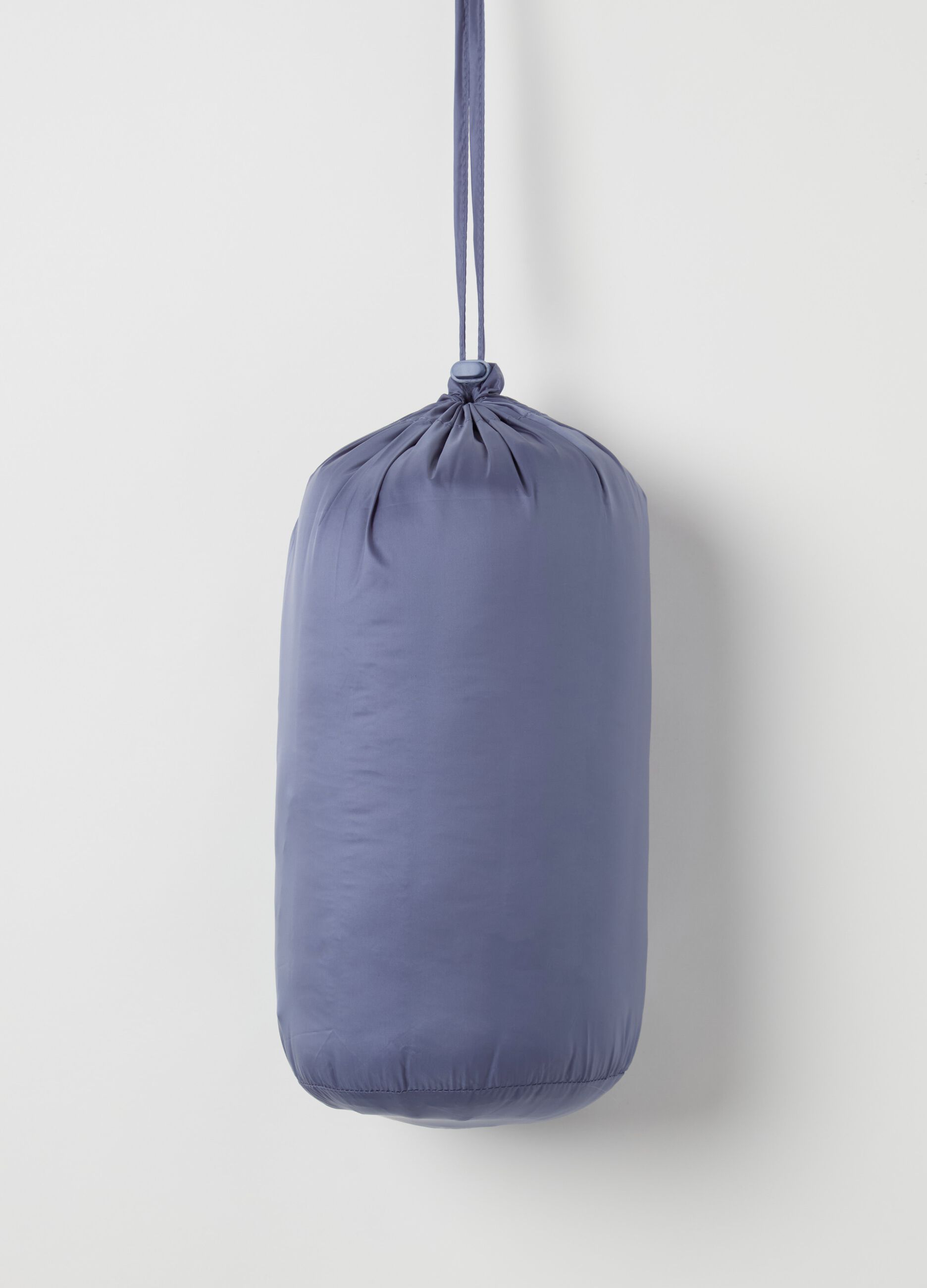 Full-zip ultralight quilted down jacket