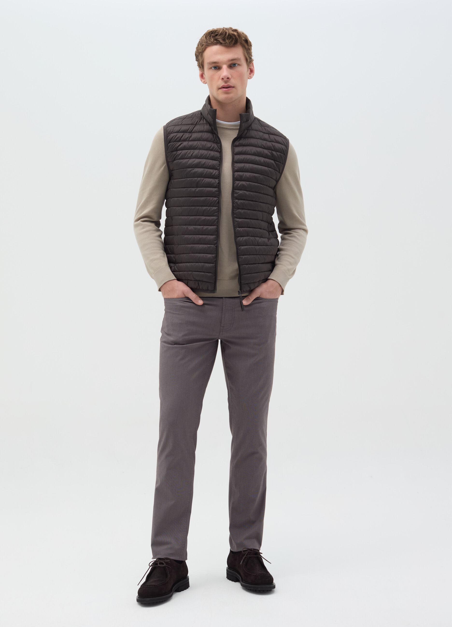 Essential full-zip ultralight gilet