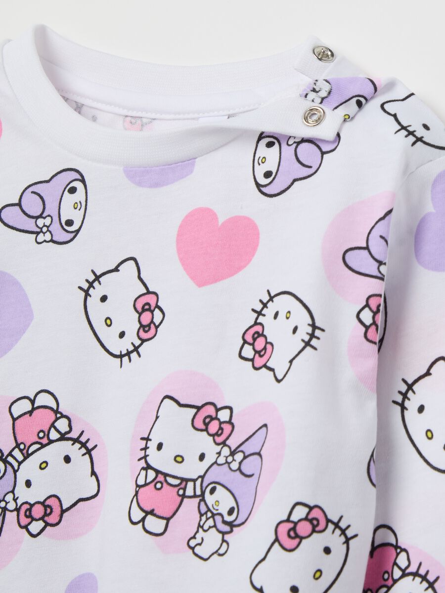 Cotton pyjamas with Hello Kitty and Kuromi print_2