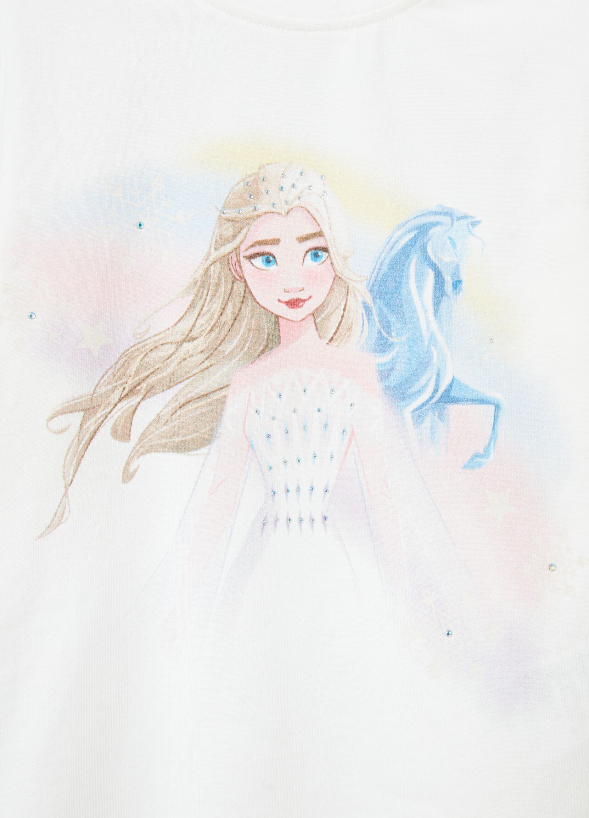 T-shirt a maniche lunghe stampa Disney Frozen 