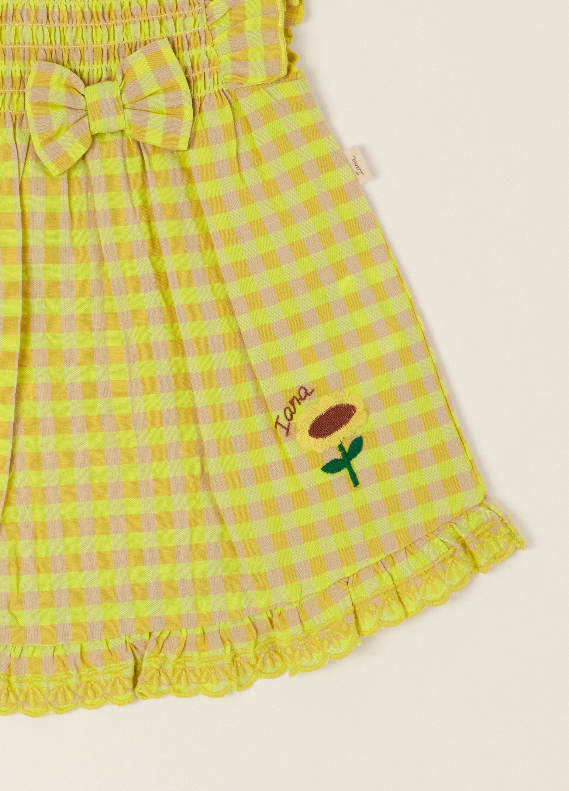 IANA striped cotton-blend dress
