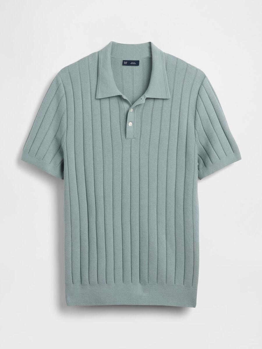Short-sleeve pure cotton polo_3