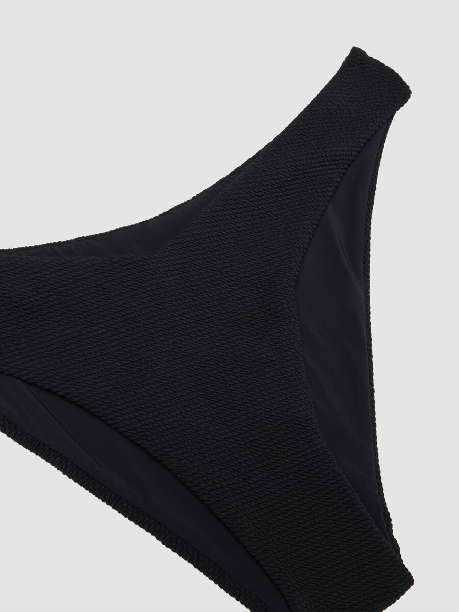 Black stretch-fabric bikini bottoms_5