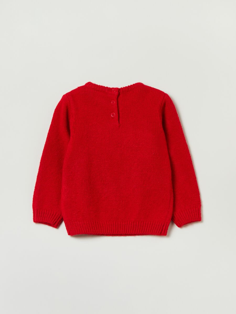 Pullover con disegno Minnie jacquard_1