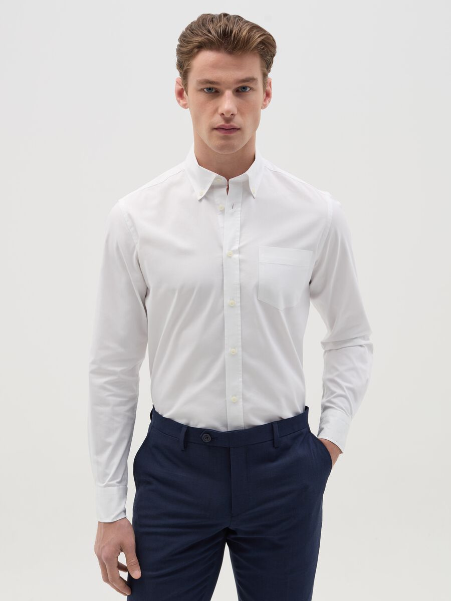 Easy-iron button-down shirt_0