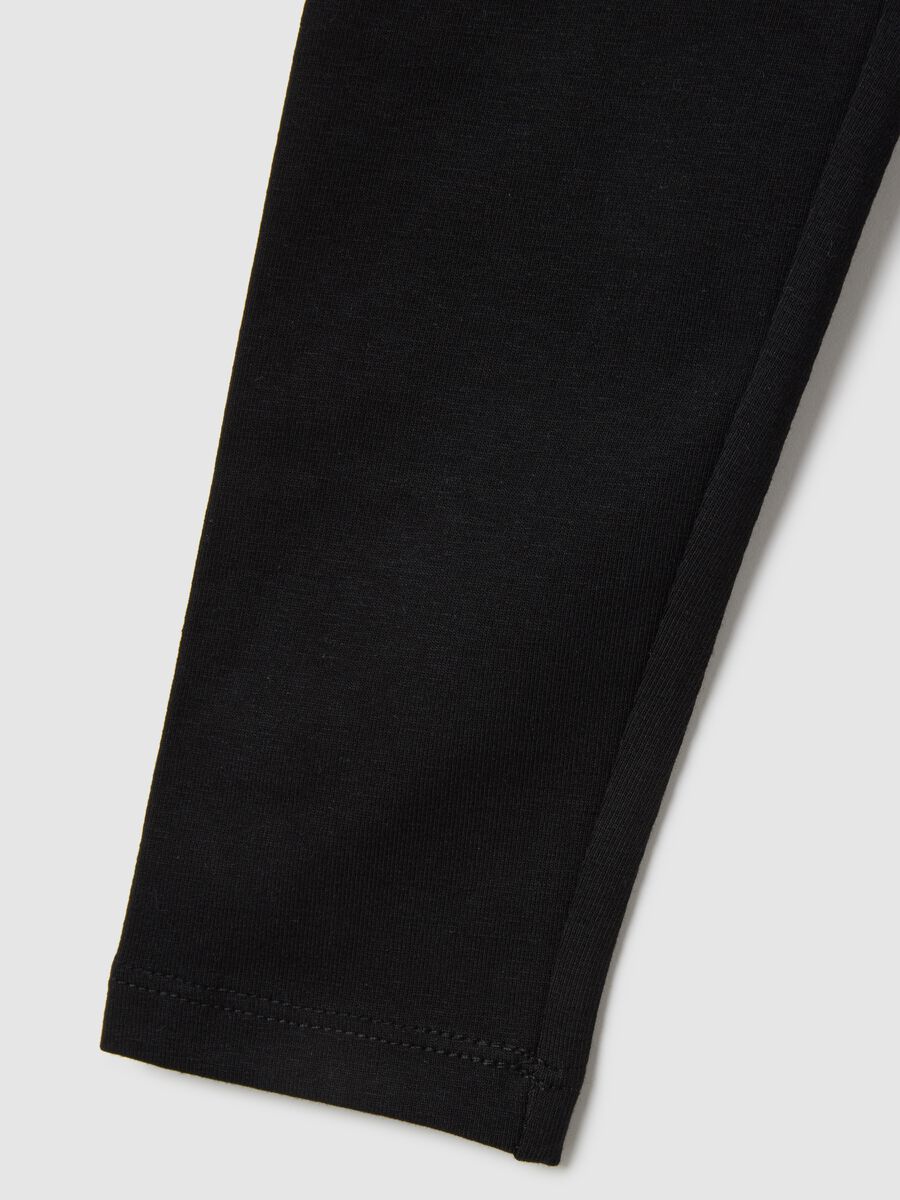 Leggings neri basic per bambina_3