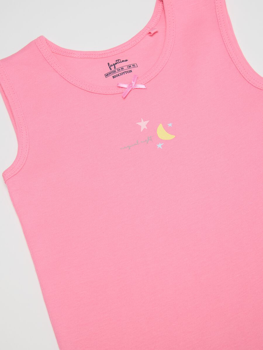 Girls' multicolor pure cotton vest twin pack_2