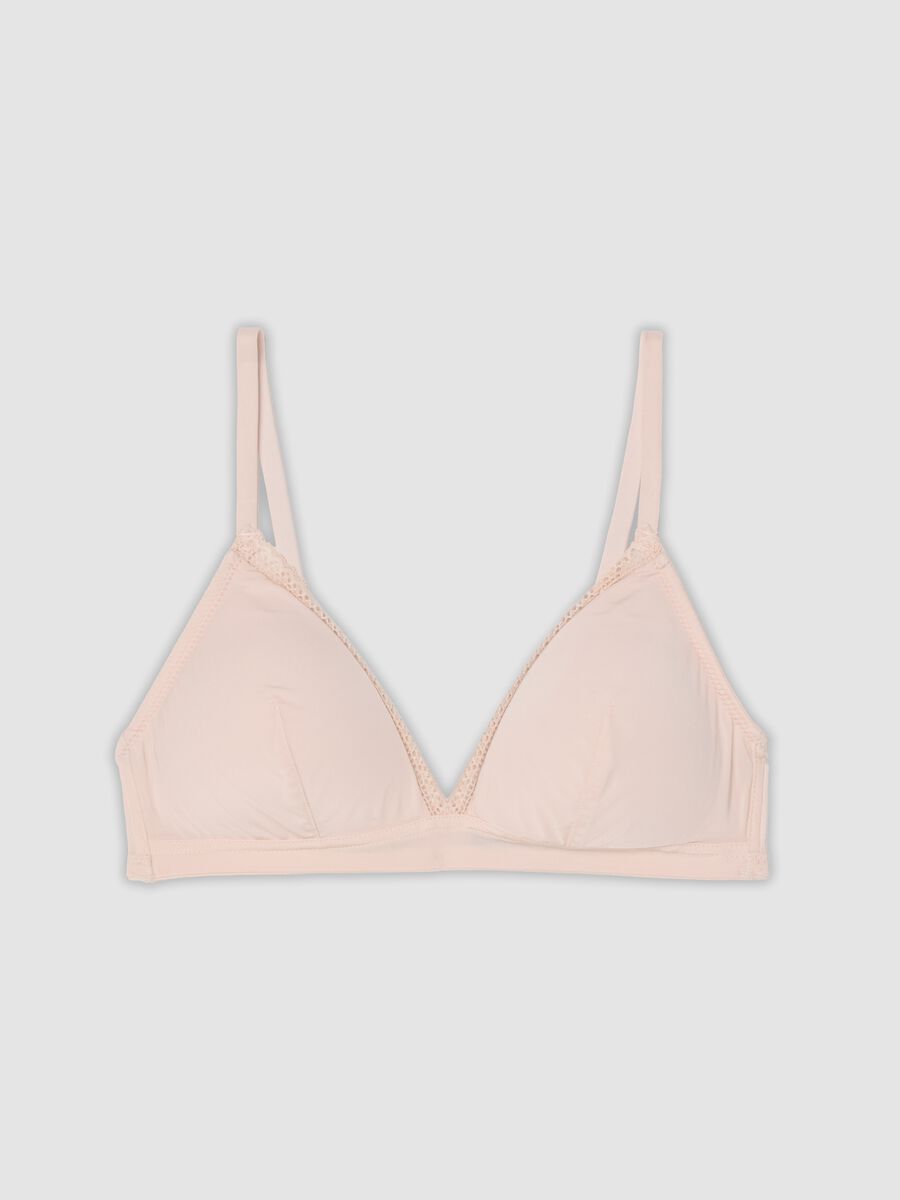 Reggiseno a triangolo rosa in tessuto elasticizzato con imbottitura removibile_4