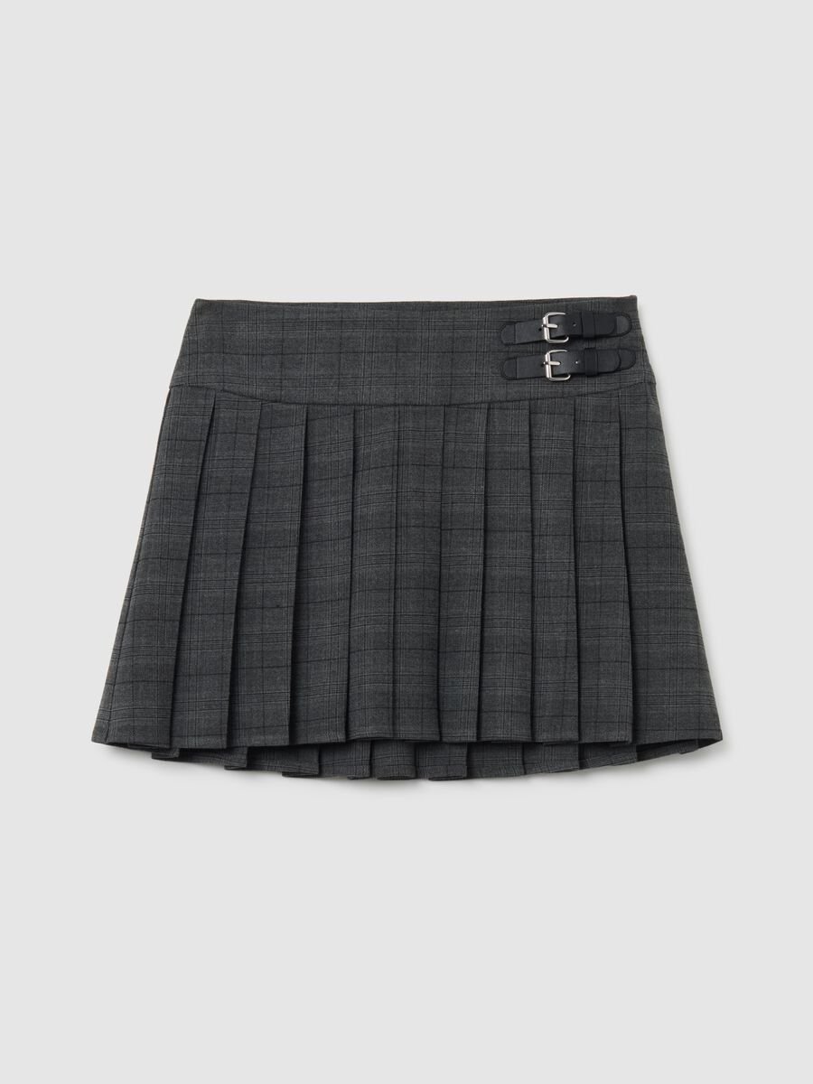 Multicolour Pleated Skirt_4