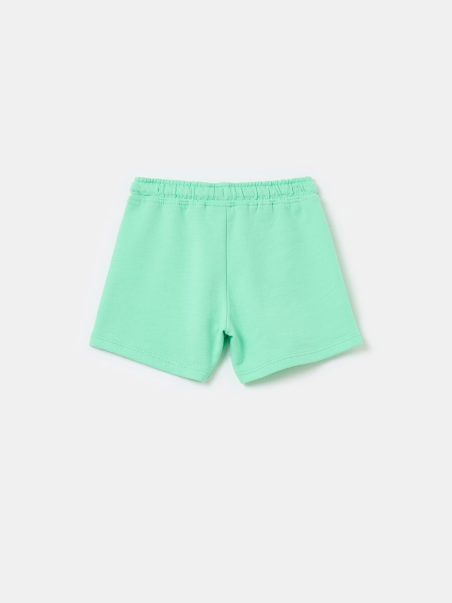 Shorts in French terry with drawstring_1