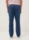 Regular fit stretch cotton denim blue jeans_3