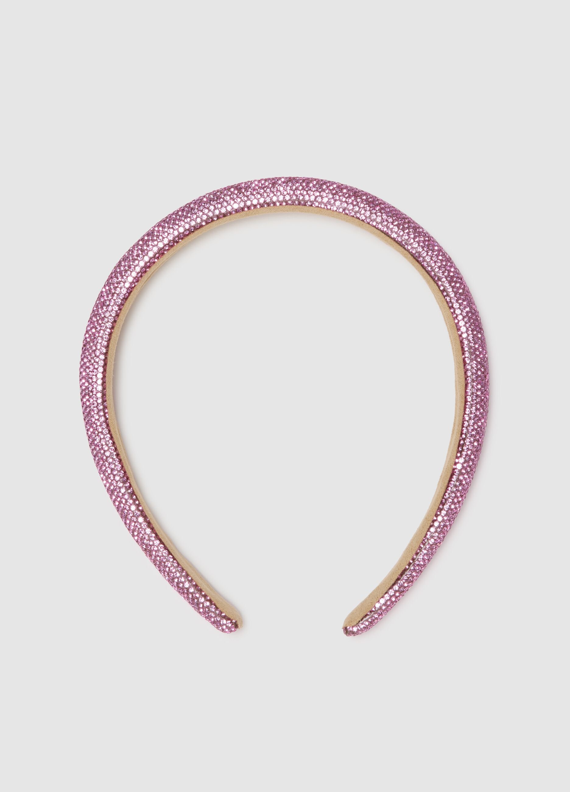 Pink Glitter Headband for Girls
