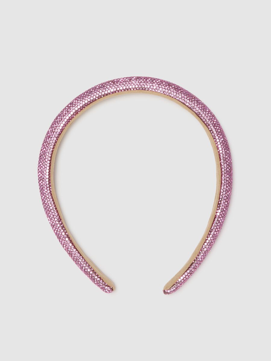 Pink Glitter Headband for Girls_0