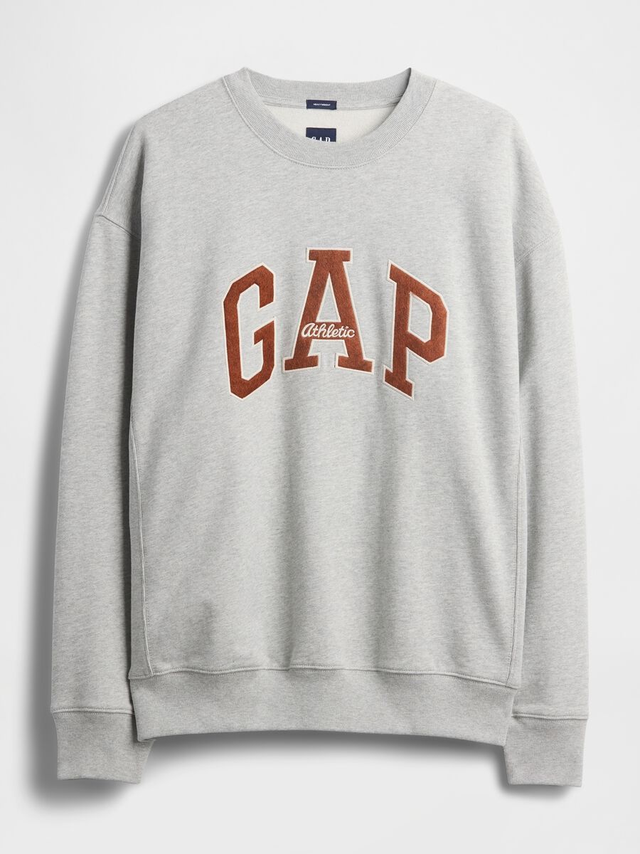 Grey Sweatshirt with Logo_4