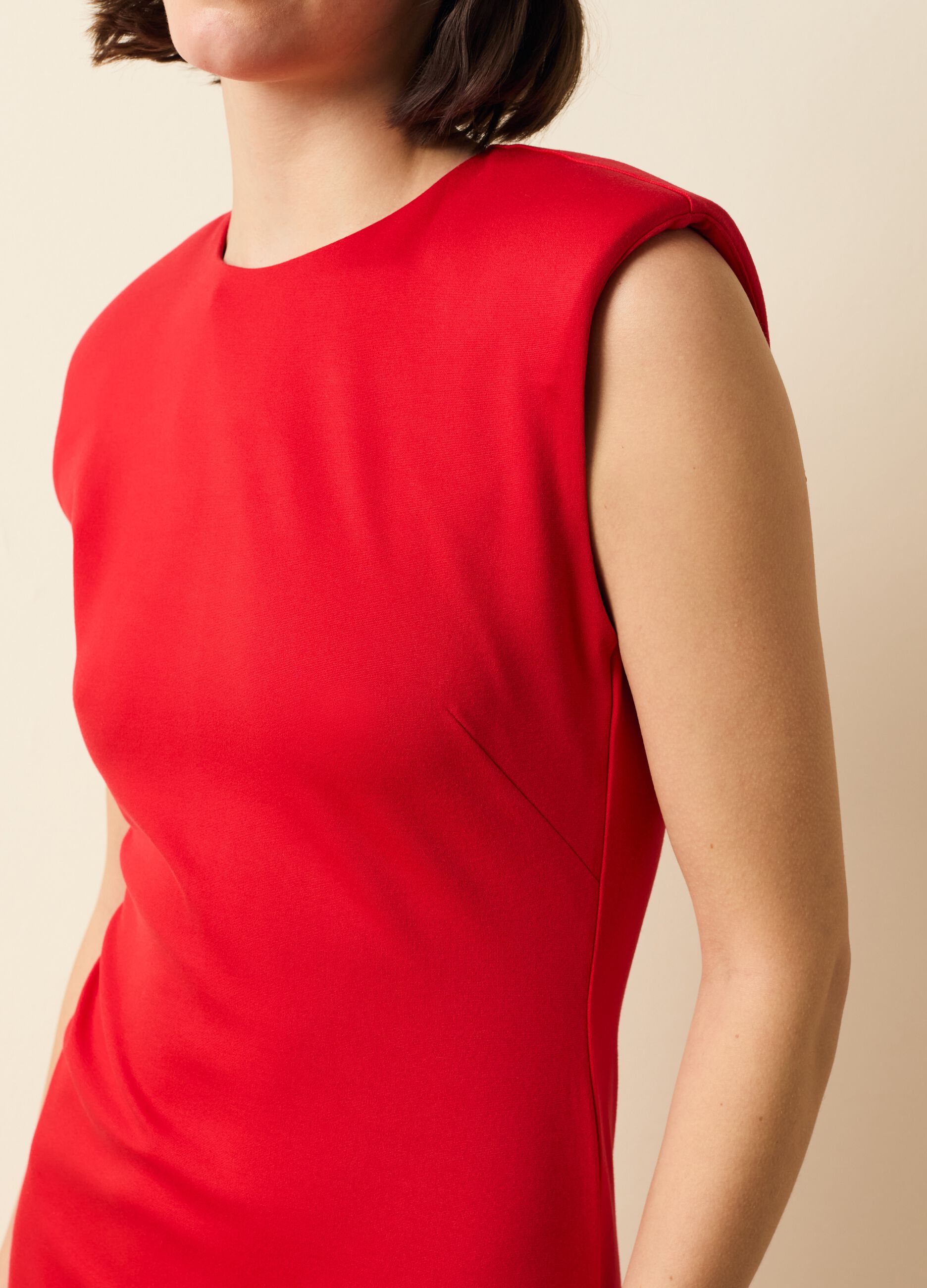 Sleeveless midi dress