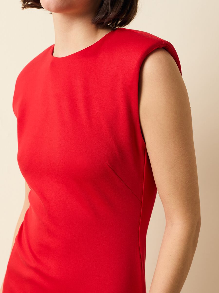 Sleeveless midi dress_0