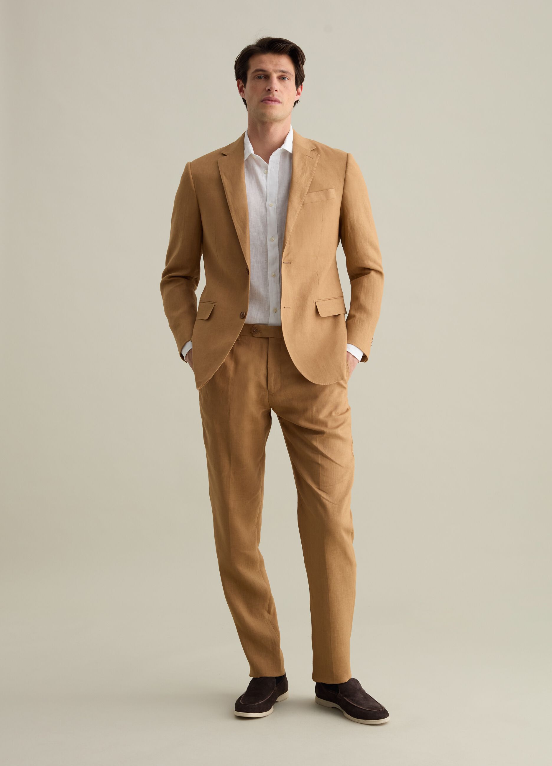 Blazer monopetto regular fit in lino Contemporary