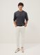 Grey pure cotton short-sleeve T-shirt in a relaxed fit_1
