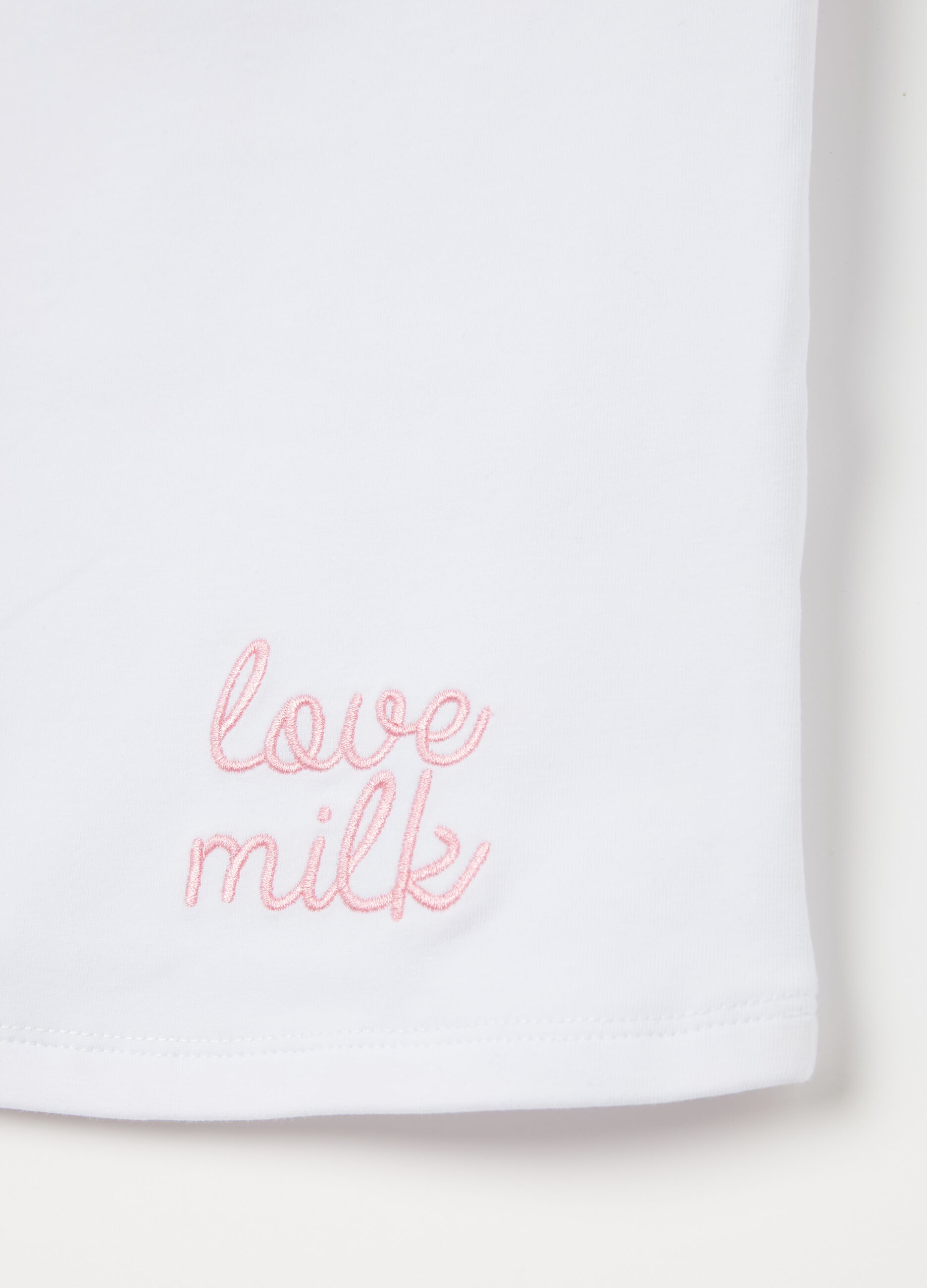 T Shirt a Maniche Corte Donna Bianco OVS